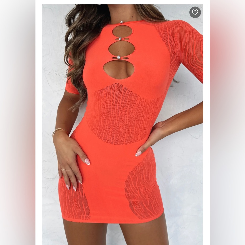 Stretchy whitefox dress